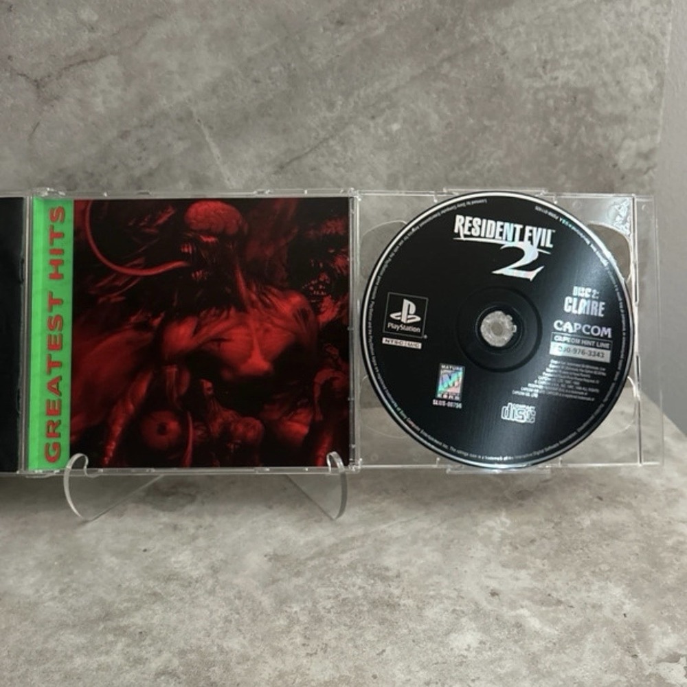 PS1 Resident Evil 2 Greatest Hits PlayStation CIB W/ REGISTRATION CARD - Picture 7 of 14